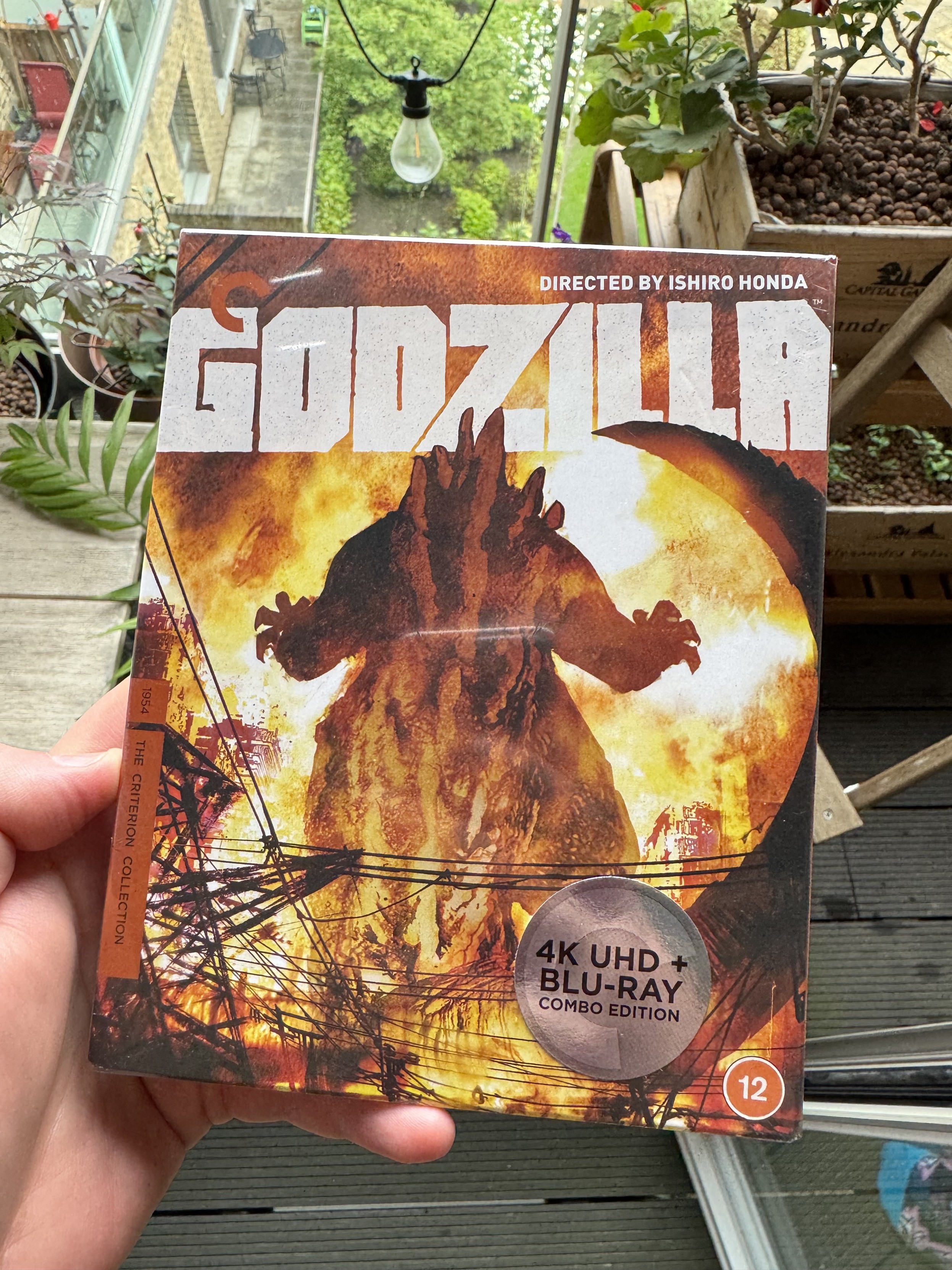 Picture of Godzilla blue ray from criterion collection